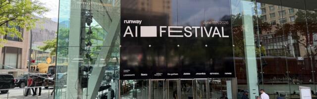 I went to Runway's AI film festival. I was skeptical, but the crowd ate it up.