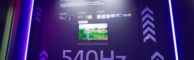 LG unveils world's first 540 Hz OLED monitor with 720p dual mode that can boost up to 720 Hz — Features a 27-inch 4th Gen Tandem OLED panel with QHD resolution and up to 1,500 nits of peak brightness