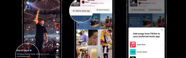 TikTok Launches Support for Adding Songs to Apple Music Library