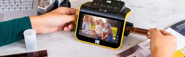 Bridge past and present with this digital film scanner on sale from Kodak