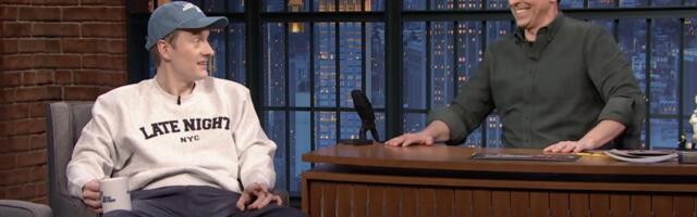 James Acaster chatting to Seth Meyers is a completely unhinged interview