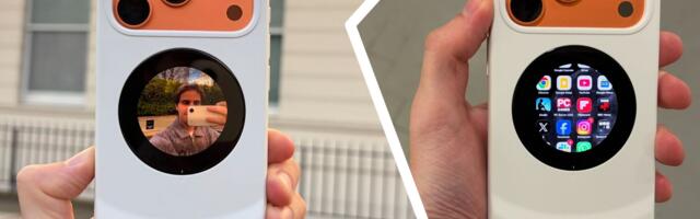 This wild iPhone 17 Pro case features a touchscreen for 48MP selfies