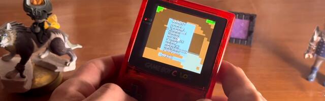 Minecraft shown running on Game Boy Color and Game Boy in 3D with textures — developer coaxed 3D look out of barely-there hardware