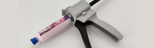 Pink thermal paste launches with TIM 'caulk gun' for application — thermal gel designed to replace thermal pads, fill voids between components