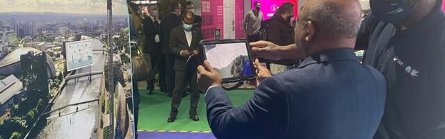 Extraordinary COP26 Augmented Reality suggests green future