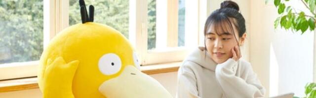 This toddler-sized Psyduck plushie is available to pre-order now