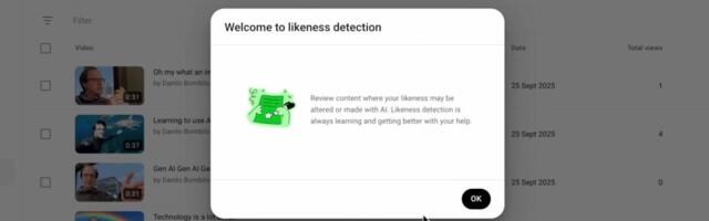 YouTube is rolling out likeness detection tool to combat deepfakes
