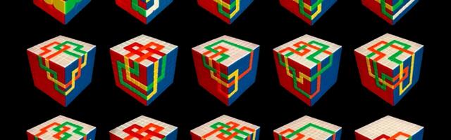 [Перевод] Фотогеничные проекции узлов на кубах Рубика размером n×n×n