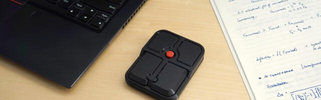 The Ploopy Bean is a travel-friendly mouse with a ThinkPad-style nub