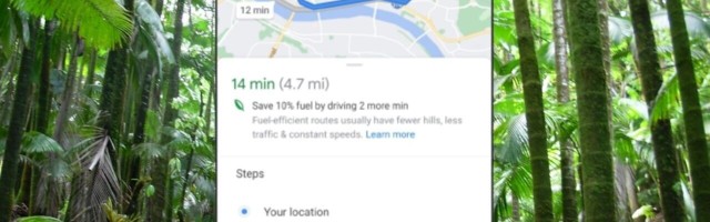 Google Maps can now suggest the most fuel-efficient route