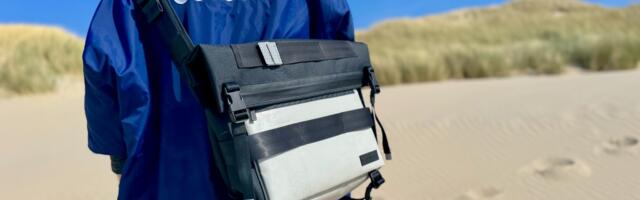 Freitag’s newest messenger bag is  made from trash to last