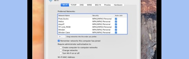 How to change priority of WiFi networks on your Mac