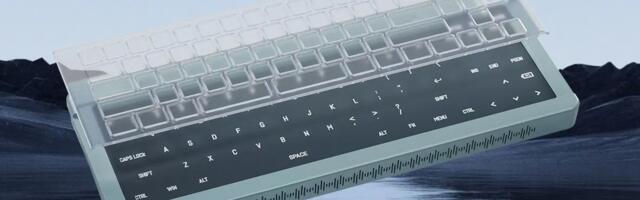 This keyboard is a touchscreen that doubles as a second monitor