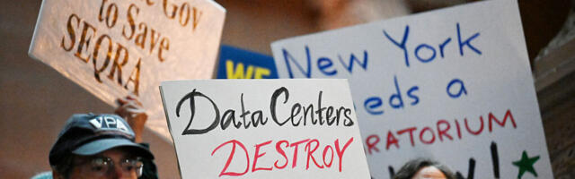 New York bans data center construction for a year, rattling AI industry