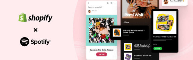 Shopify to help bands merch-ify their Spotify
