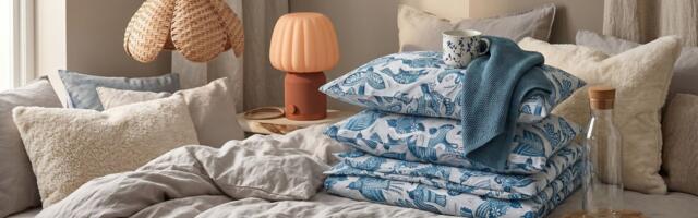 IKEA bedroom trends for summer: create a coastal haven with calming blues and bright coral