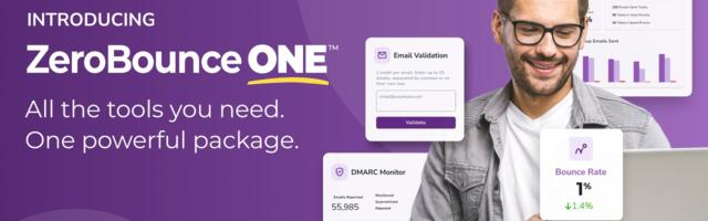With ZeroBounce ONE, all your email deliverability tools are now one subscription