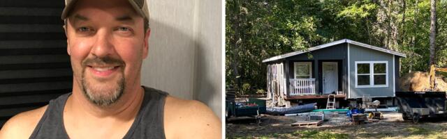 We put a tiny home on my in-laws' property. It'll be nice to live mortgage-free.  mortgage is nice, but it's been tough.