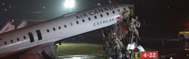 LaGuardia Airport has reopened after an Air Canada plane collided with a vehicle, killing two pilots
