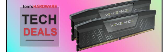 DDR5 RAM gets another fleeting discount, lowest price in months — Corsair's 32GB Vengeance kit is $329 at Woot