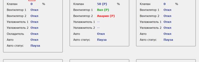 Как мы овощехранилище автоматизировали, разработали свою SCADA и железо. Часть 2: Информативный интерфейс SCADA