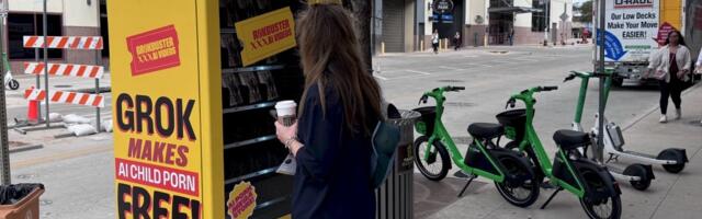 Anti-Elon Musk guerrilla art vending machine goes up at SXSW in Austin