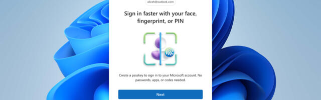 Microsoft makes passkeys the default authentication method for all new accounts