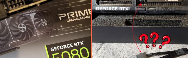 Unlucky customer buys RTX 5080, receives relabelled RTX 5060 Ti in the box instead — GPU was sold and shipped by Amazon, hinting at return switcheroo