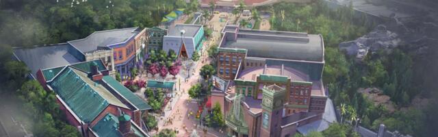 I went behind the construction walls at Disney World's future Monsters, Inc. land, and Monstropolis is already taking shape