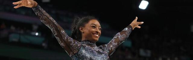 When is Simone Biles competing at the Olympics today?