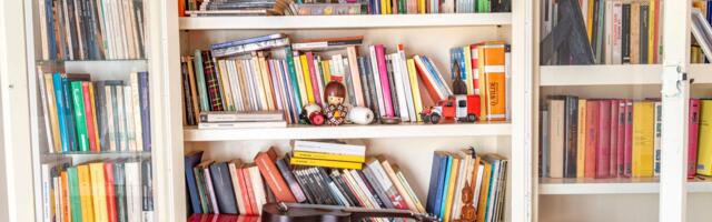 I'm a professional declutterer. Even I struggle to let go of books.