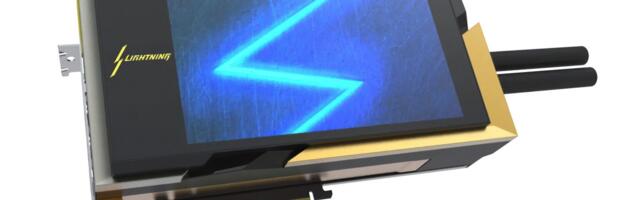 CES award outs MSI's monstrous 1600W RTX 5090 Lightning GPU — new flagship has next generation liquid cooling,  dual 16-pin power connectors, and a surface-mounted LCD display