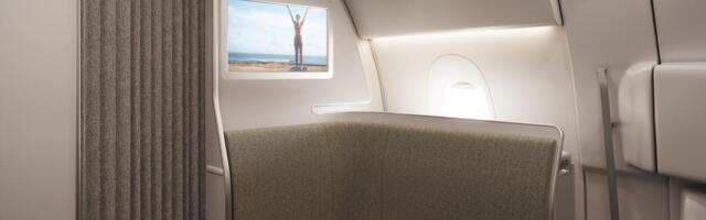 Qantas Unveils a Wellness Zone as Part of Its A350 Cabin Design