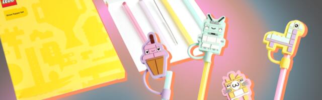 Back-to-school gift idea: Get an adorable pack of Lego straw toppers and reusable straws for free