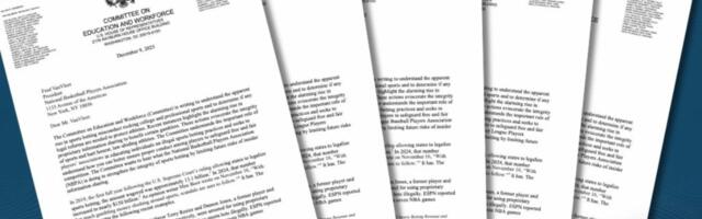 Committee Chair Walberg presses sports unions for answers on illegal gambling scandals