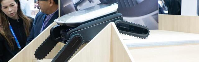 Dreame's latest robot vacuum concept has slightly terrifying legs that can climb full-size stairs