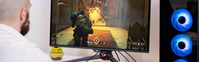 Asus ROG’s Massive Swift OLED Gaming Monitor Epitomizes Excess in the Best Way