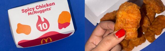 I tried McDonald's spicy chicken nuggets and think they should be added permanently to the menu