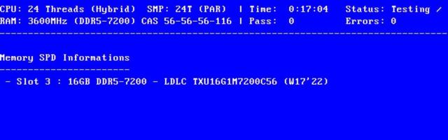 Premier memory diagnostic tool now supports live RAM settings on all Intel systems and early ECC support - Memtest86+ hits v7