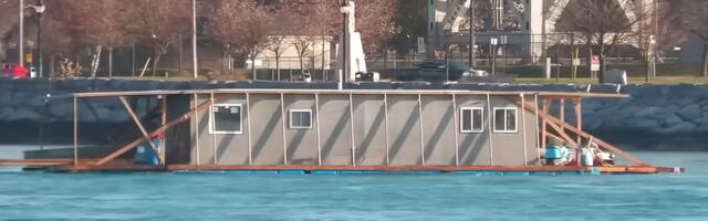 Turns Out Sailing A Homemade Houseboat On The Great Lakes Isn't A Great Idea