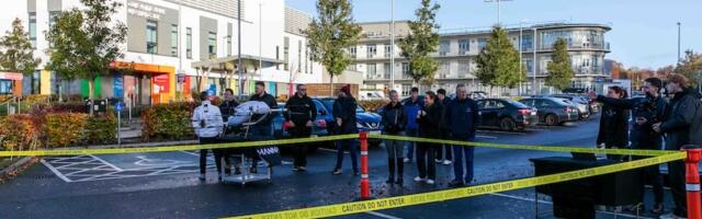 Medical logistics drone delivery test for Rotunda Hospital with Manna