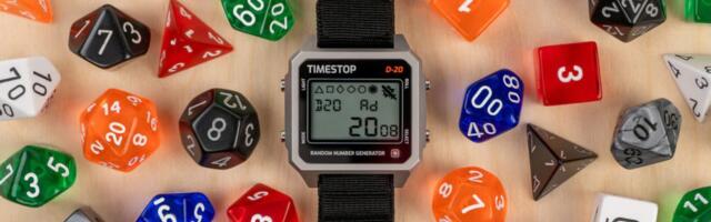 This digital D&D watch lets you roll a fireball from your wrist