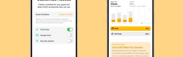 HomeKit in iOS 18 Includes Guest Access, Hands-Free Unlock, Electricity Usage Integration and More