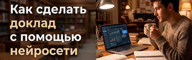 Как написать доклад с помощью нейросети за 10 минут: Гайд по ИИ для генерации учебных работ