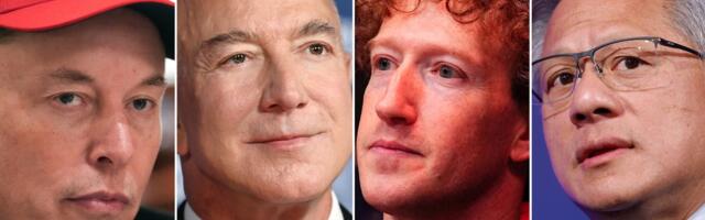 4 tech moguls who attended or donated to Trumps inauguration got $288 billion richer, cumulatively, in his first year back