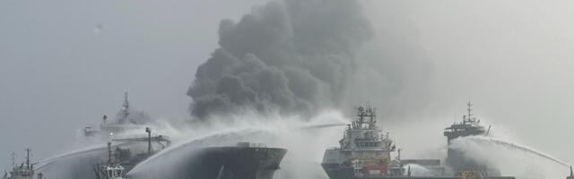 Oil Tanker and Cargo Ship Collide, Spark Massive Fire Off U.K. Coast