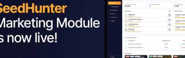 SeedHunter Marketing Module is live – Web3 Influencer Campaigns with payment in Stable Coins
