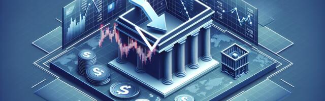 The Dow slips as financial stocks drag