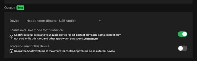 Spotify rolls out 'bit-perfect' playback in Windows app