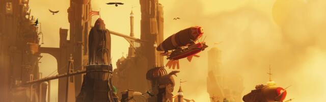 Bulwark: Falconeer Chronicles review - meditative city building on a stormy archipelago
